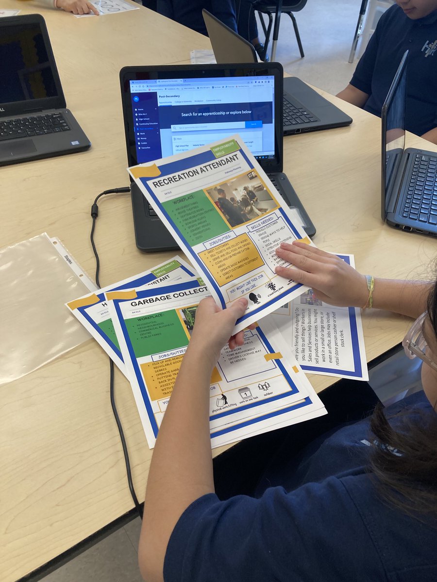 MrsAdamsHRM's tweet photo. Looking for information about careers?  ⁦Researching about career paths. ⁦Pathways Planning! ⁦@HolyRosaryM⁩ ⁦⁦@HCDSBPathways⁩ https://t.co/vODuSlznz9
