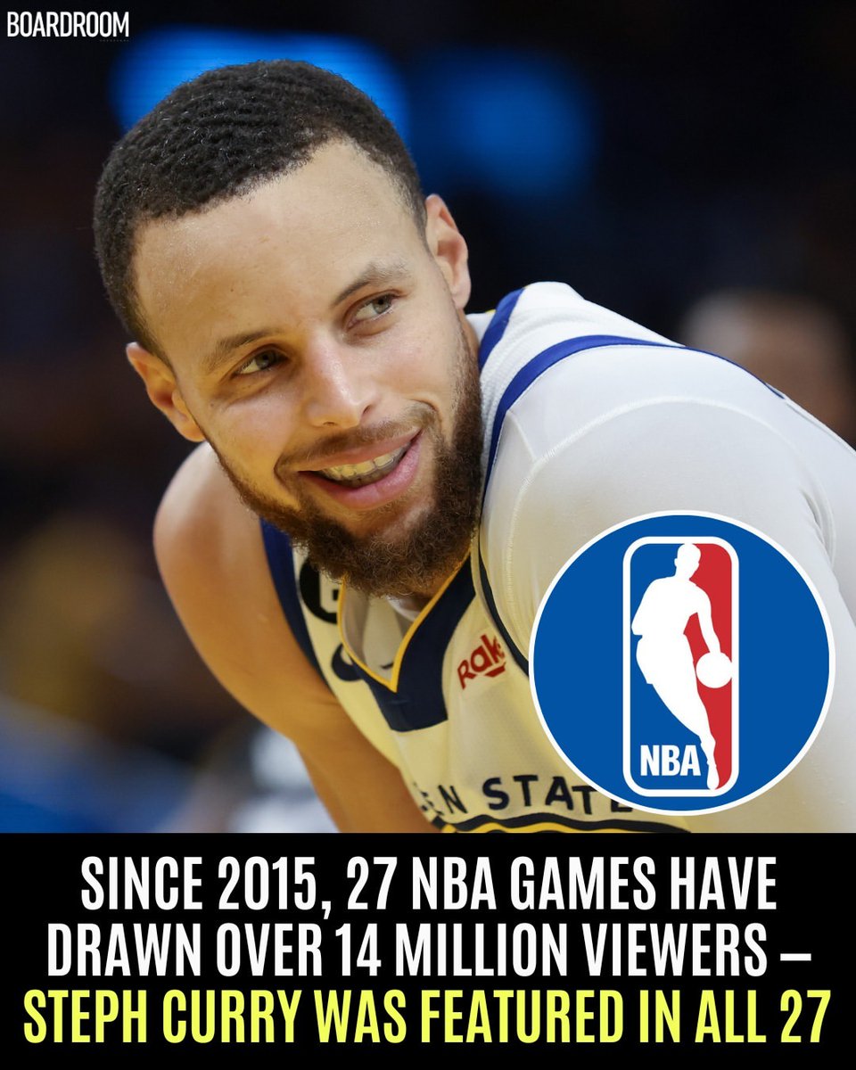 The Steph Curry effect. 📺📈