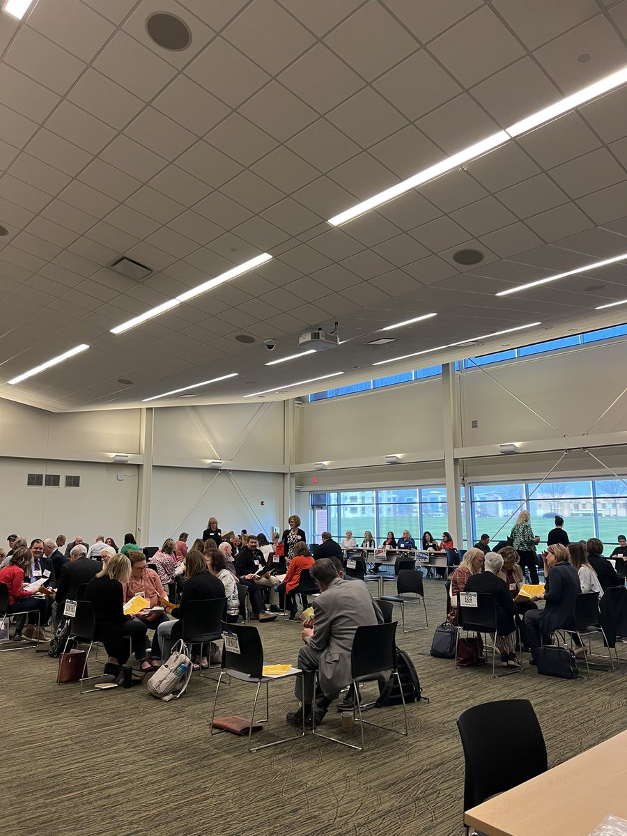 IASB_Iowa's tweet photo. School board members and superintendents are simulating a day in the life of a student in poverty. Thanks to @AlaSchoolBoards for facilitating this powerful simulation. https://t.co/YMhxvIpekP