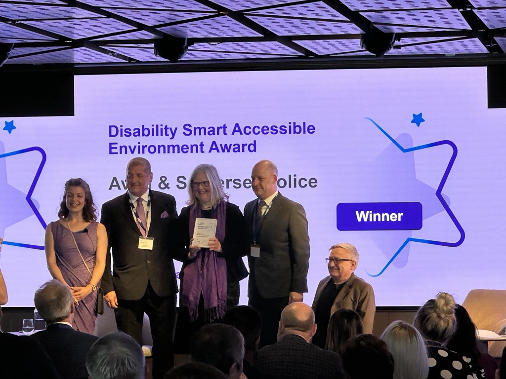 microlinkpc's tweet photo. @ASPolice  for their neurodiverse custody suites, which have made a huge impact on more vulnerable people. 💫

Very well deserved!

#DisabilitySmartAwards2023 #Neurodiverse https://t.co/8V1Q1bvNsQ