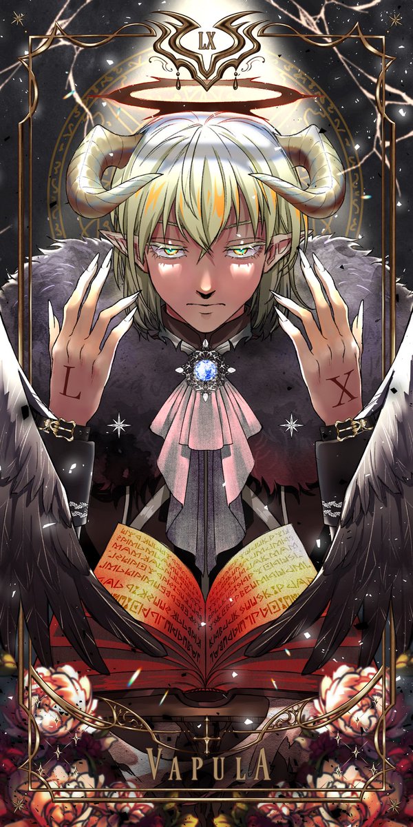 ELN_ema_ravi's tweet photo. #ELN_72demonsProject

[No.60 Vapula, The Winged Scholar]

'ไม้จันทน์ ทองแดง และสายลม
อัญเชิญผ���้ร่วงหล่นจากสวรรค์
ปีกที่ย้อมด้วยน้ำหมึกจะมอบศาสตร์ความรู้ของโลกนี้แก่เจ้า
จงเอ่ยนามของข้า..'

(/cringe...) https://t.co/y1tmMg4h47