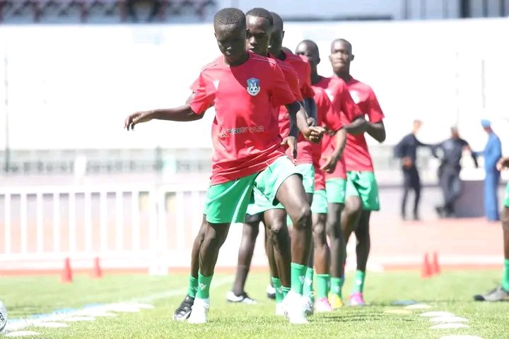 U-17 gears up training today at Stade El Akid Chabbou in Annaba City of Algeria. The boys will lock horns with Cameroon coming Monday in the group stages of the <a href="/CAF_Online/">CAF Online</a>.