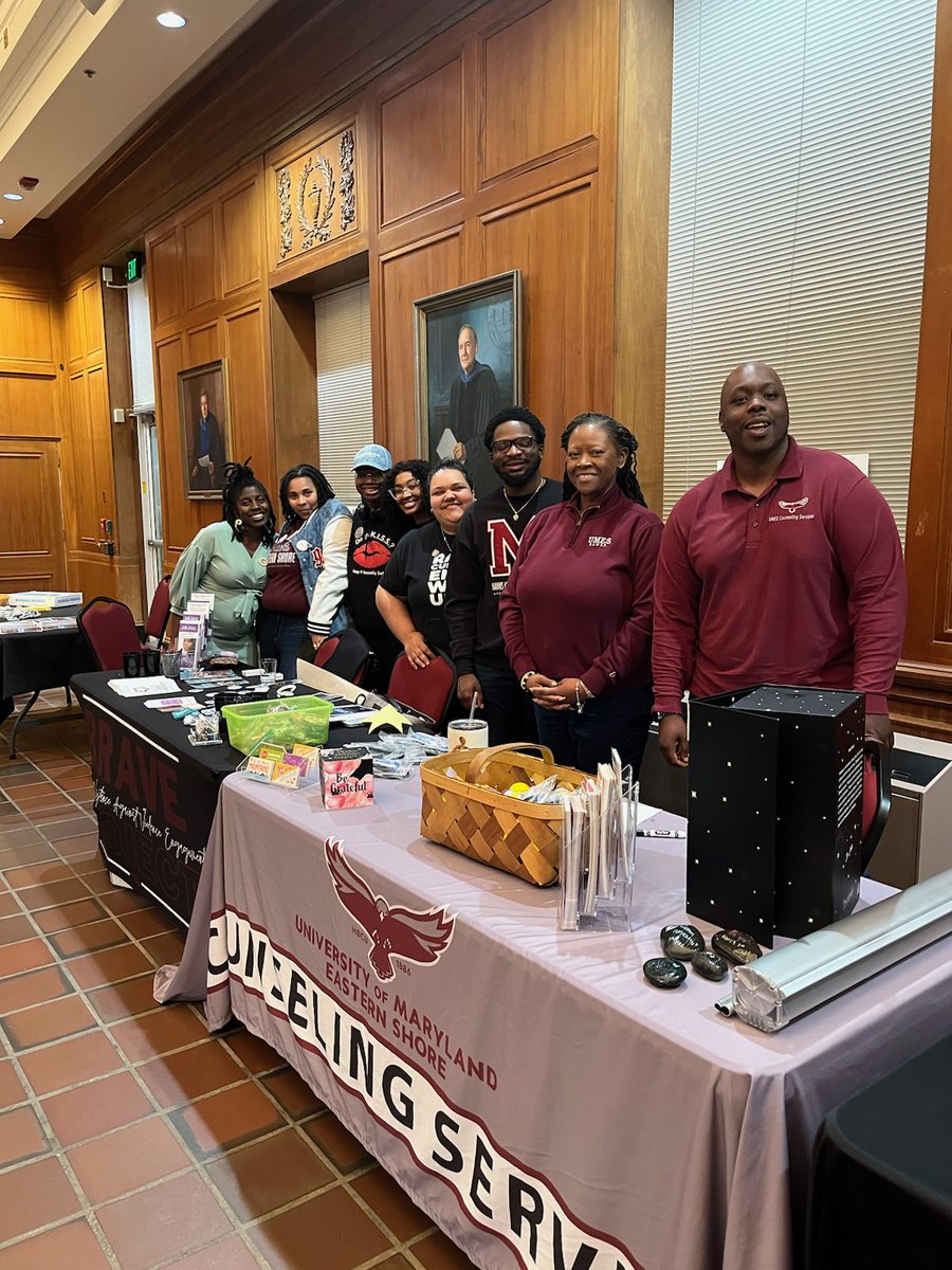 UMESCounseling's tweet photo. Counseling Services and The B.R.A.V.E. project attended Take Back the Night at Salisbury University. "Together We Stand United".  April is Sexual Assualt Awareness Month. @umesbrave , @UMESequity , #umes https://t.co/ohjiETLrT9