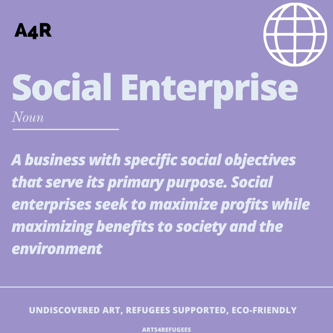 We use the triple bottom line approach of People, Planet & Profit.

Learn more here 👇
arts4refugees.com

#BCorp #bcorp #bcorporation #socialbusiness #triplebottomline