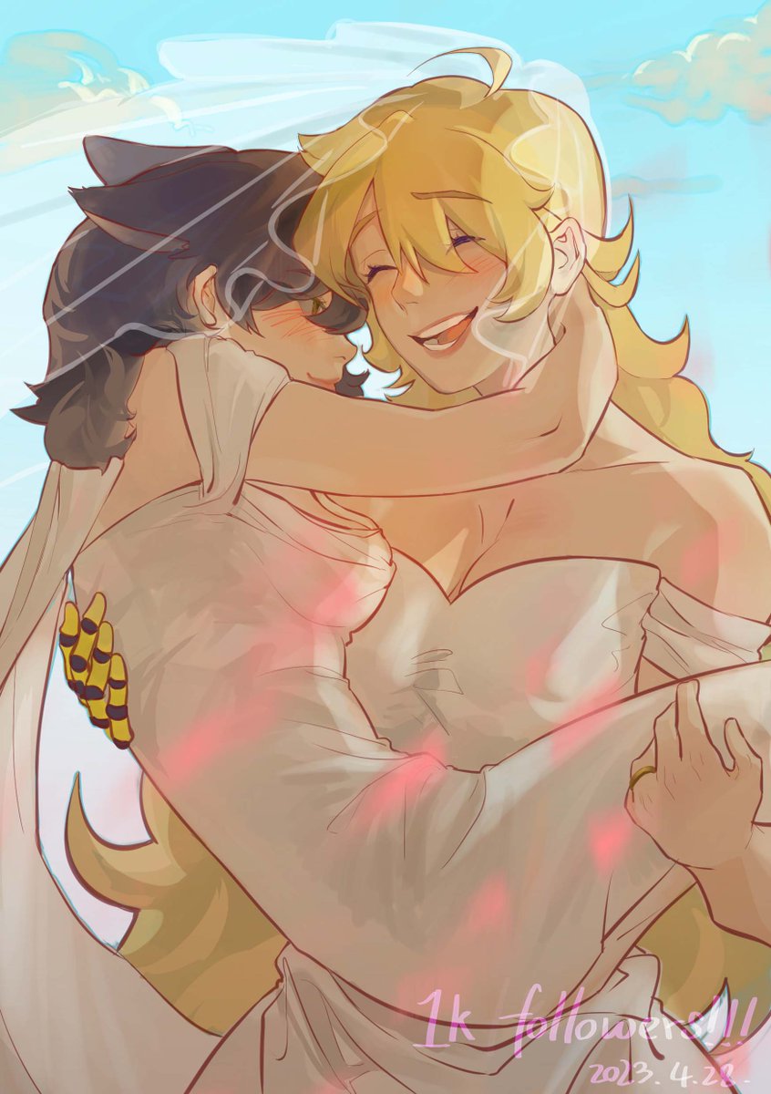 #bumbleby 
1k fo感谢！画的是<a href="/frolicdragold/">FrolicDragold | COMM CLOSE |</a>点的图！我很喜欢这张！😆