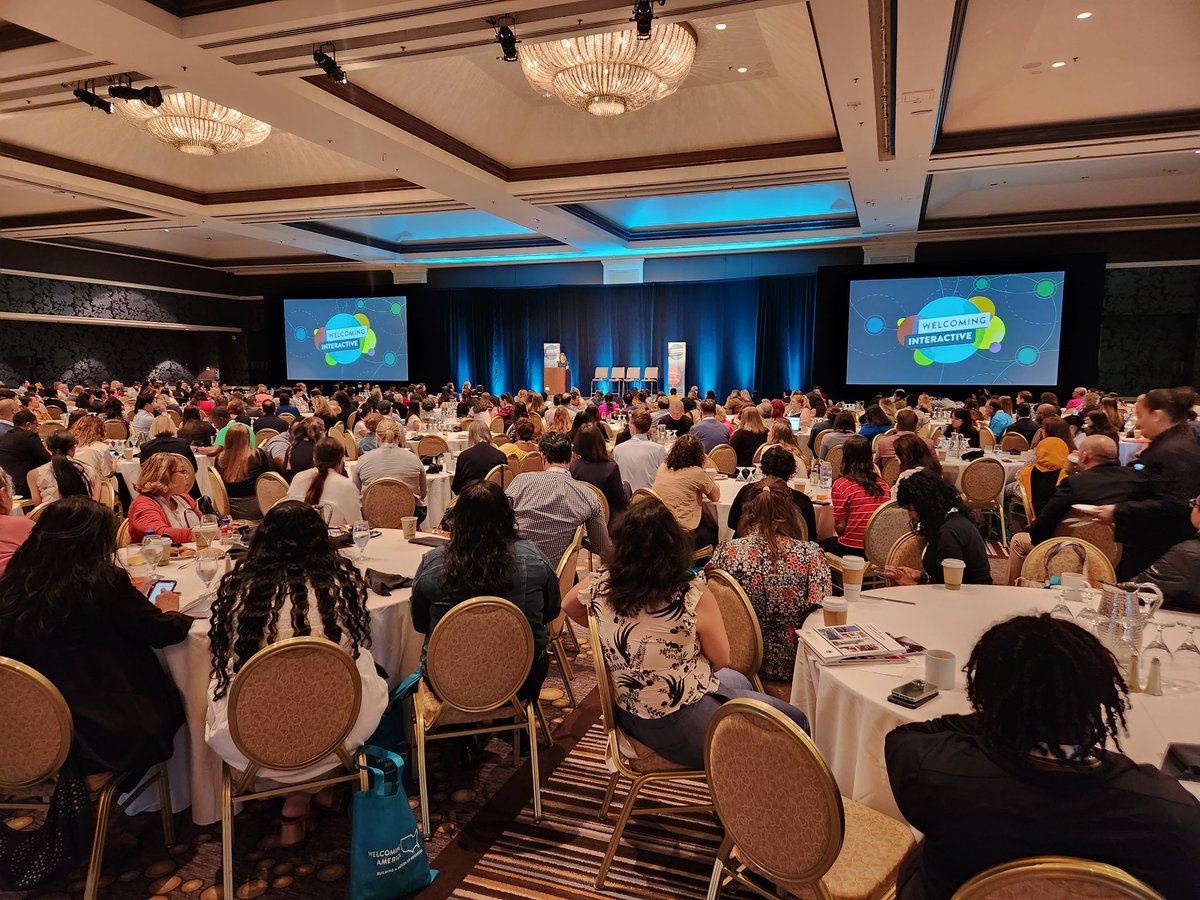Beautiful opening remarks by Rachel Peric <a href="/WelcomingUSA/">Welcoming America</a> #Interactive2023. "If we can prepare communities for physical change... then we can also prepare them for demographic change... Can't wait to see what the future holds for the growing welcoming movement."