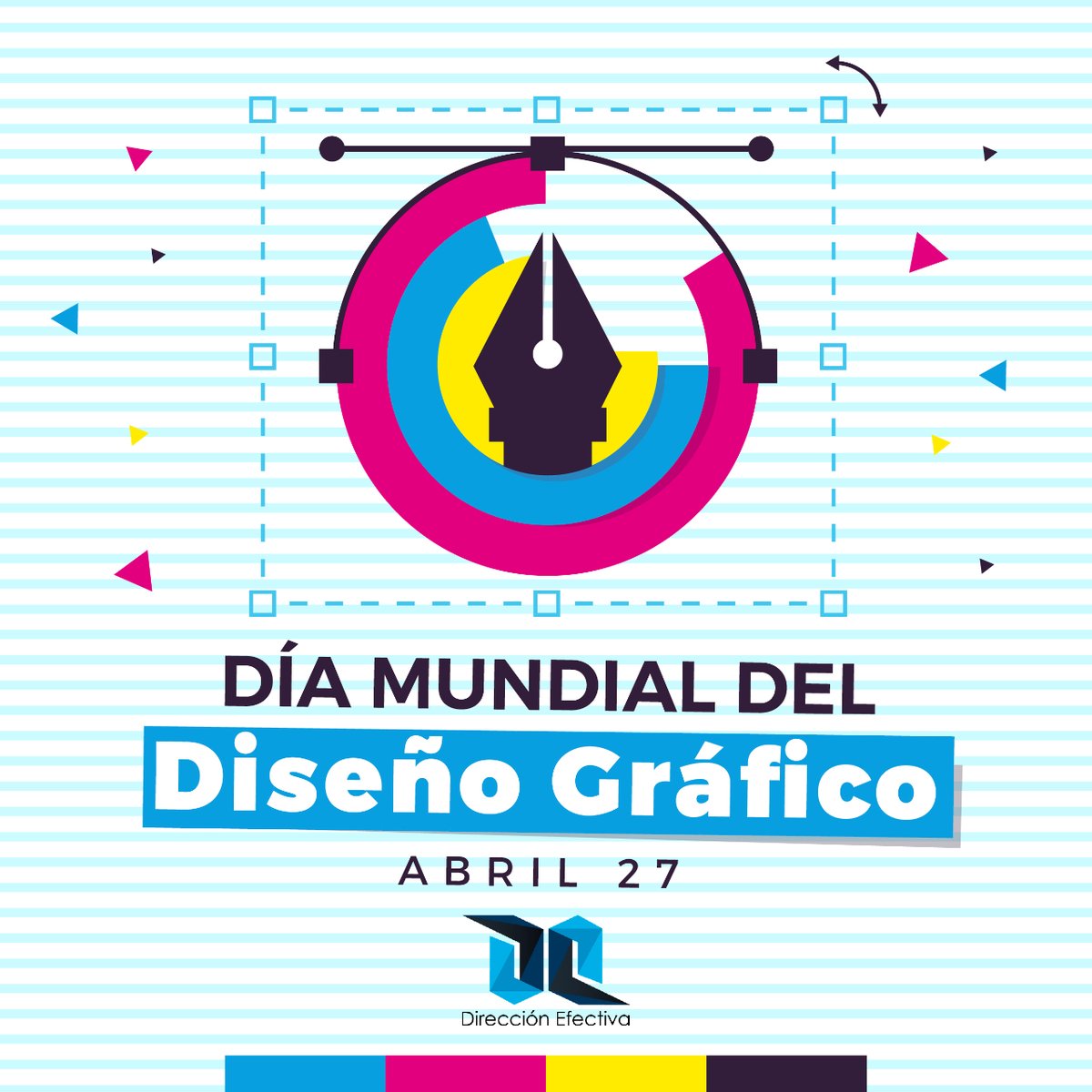 direfectiva's tweet image. Actualmente es imposible pasar un día sin interactuar con un elemento que no haya sido manipulado por un diseñador, por ello, cada 27 de abril se celebra el Día Internacional del Diseño Gráfico, otorgándole un reconocimiento a esta importante profesión.
#WCDD2023 #diseñográfico