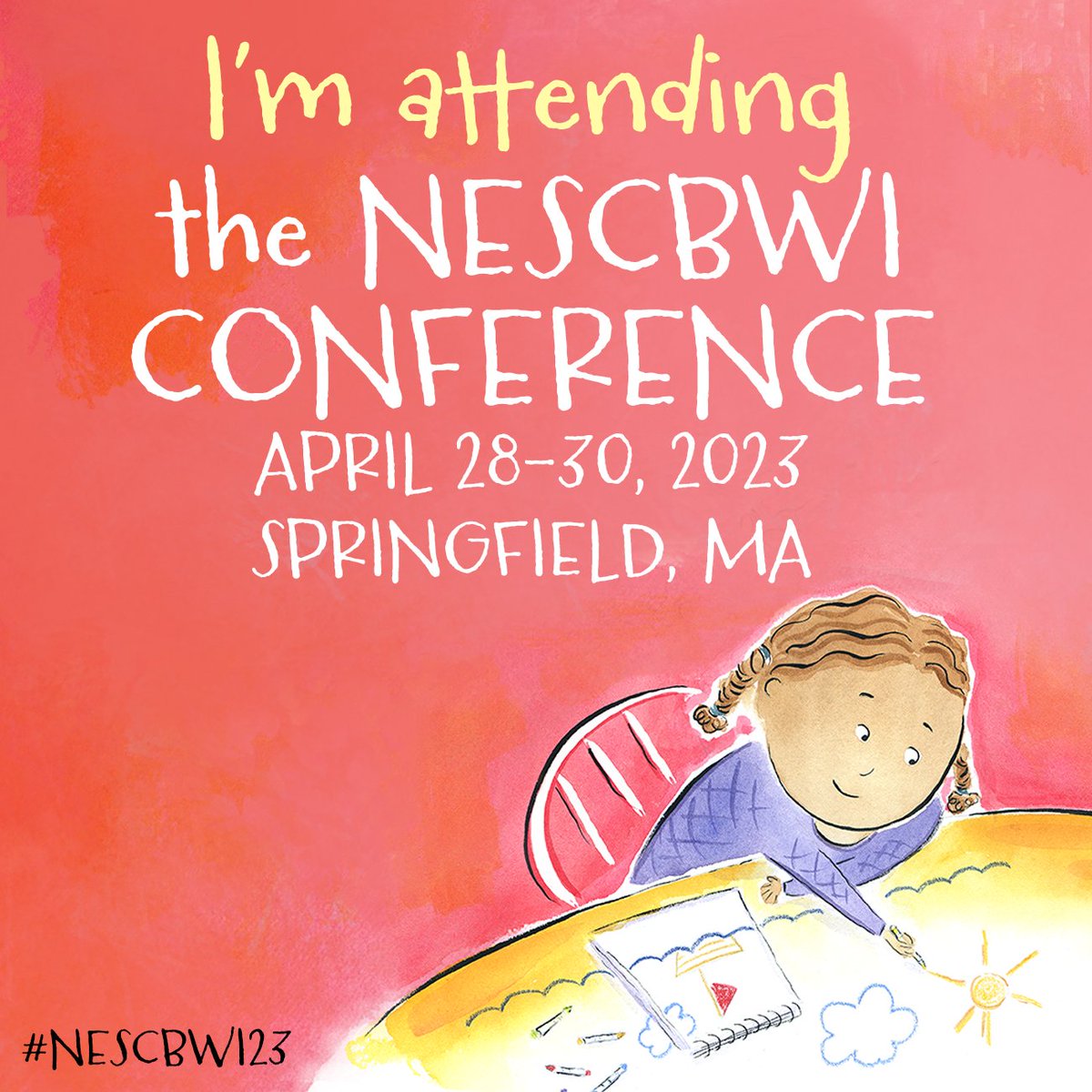 Feeling those pre-conference jitters but so excited to learn from the best!! Thank you again @nescbwi for the scholarship ♥️ #NESCBWI23 #kidlit #writingcommunity