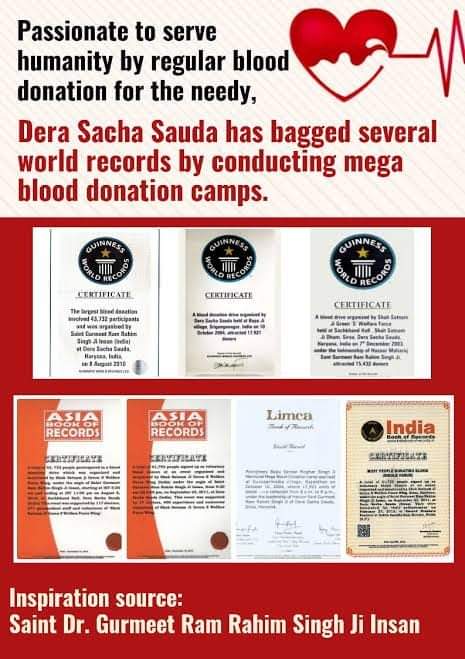 Khatarkar2263's tweet photo. #WinOverLife 

Blood Donation
Saint Gurmeet Ram Rahim Ji https://t.co/cklkPghCYL