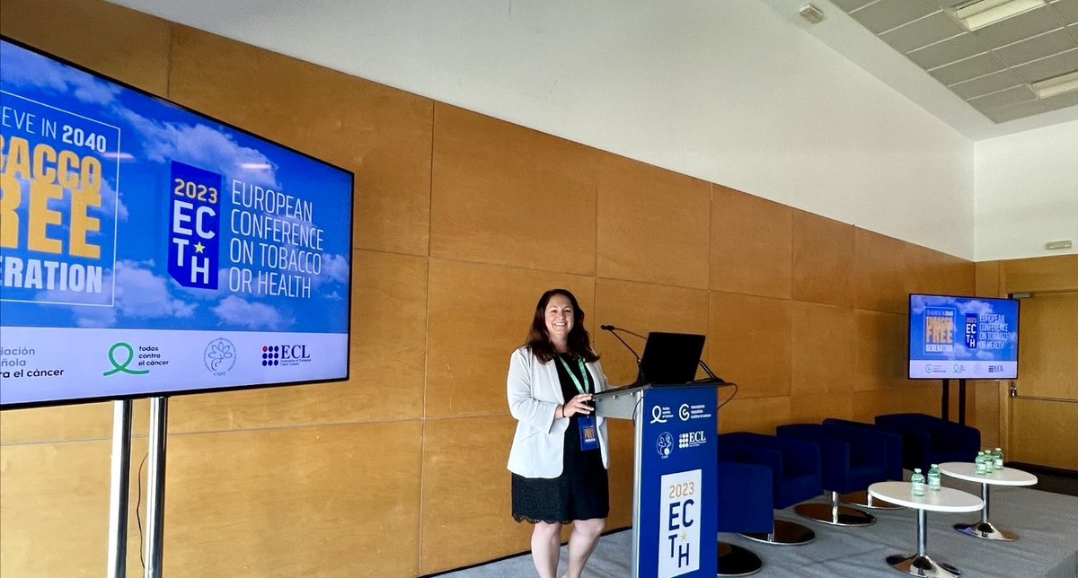 AshOrg's tweet photo. Today, ASH Managing Attorney Kelsey Romeo-Stuppy presented to #ECToH2023 on ways to accelerate our work in tobacco control by using #humanrights mechanisms and an environmental advocacy approach.
Learn more here: https://t.co/XaGLZCJasr
#ECTOH #publichealth https://t.co/4EzGbhUhGH