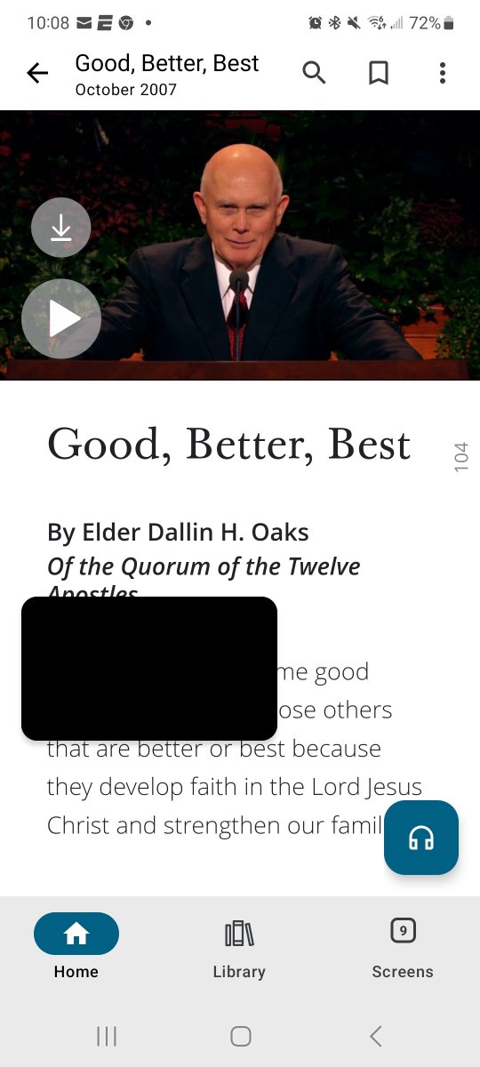 VacaByAprill's tweet photo. @BYUSportsNation Sorry Spencer to disappoint you but the Good Better Best talk was actually given by the best BYU President,  Elder Dallin Oaks https://t.co/NCpolllE4x