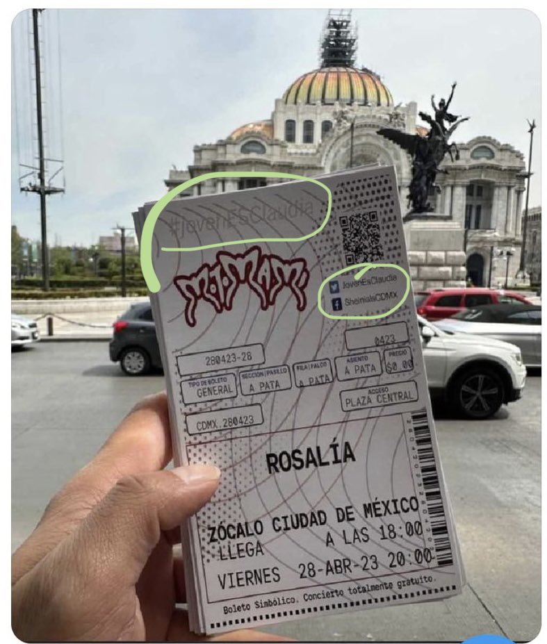 rthur013's tweet photo. Claudia Sheinbaum usando el consiento de la Rosalía para hacer una campaña ILEGAL...
Quedando bien con sombrero ajeno 🙄 https://t.co/0VeNZmWFlg
