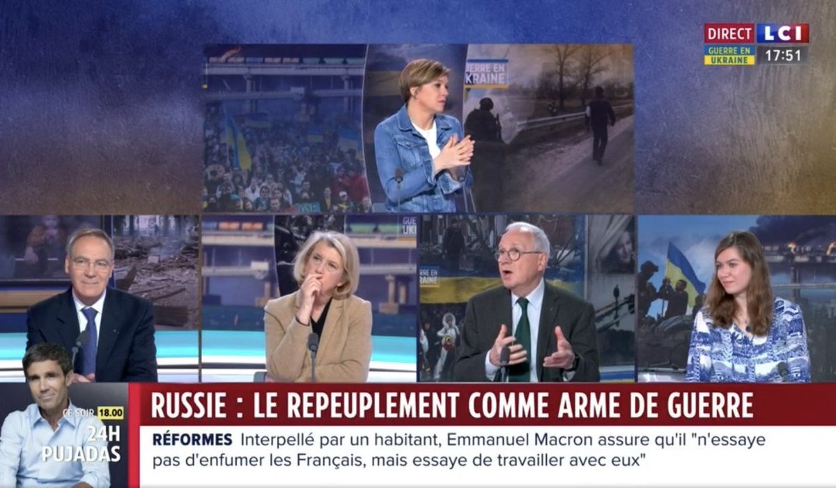 MartinGenier's tweet image. Débat approfondi cet après-midi sur @LCI dans le #clubdesexperts avec @BenLeChatelier et ses invités sur les tentatives d’infiltration des espions russes dans le parlement la situation sur le terrain en Ukraine 🇺🇦 le sort des des populations russes après une victoire ukrainienne