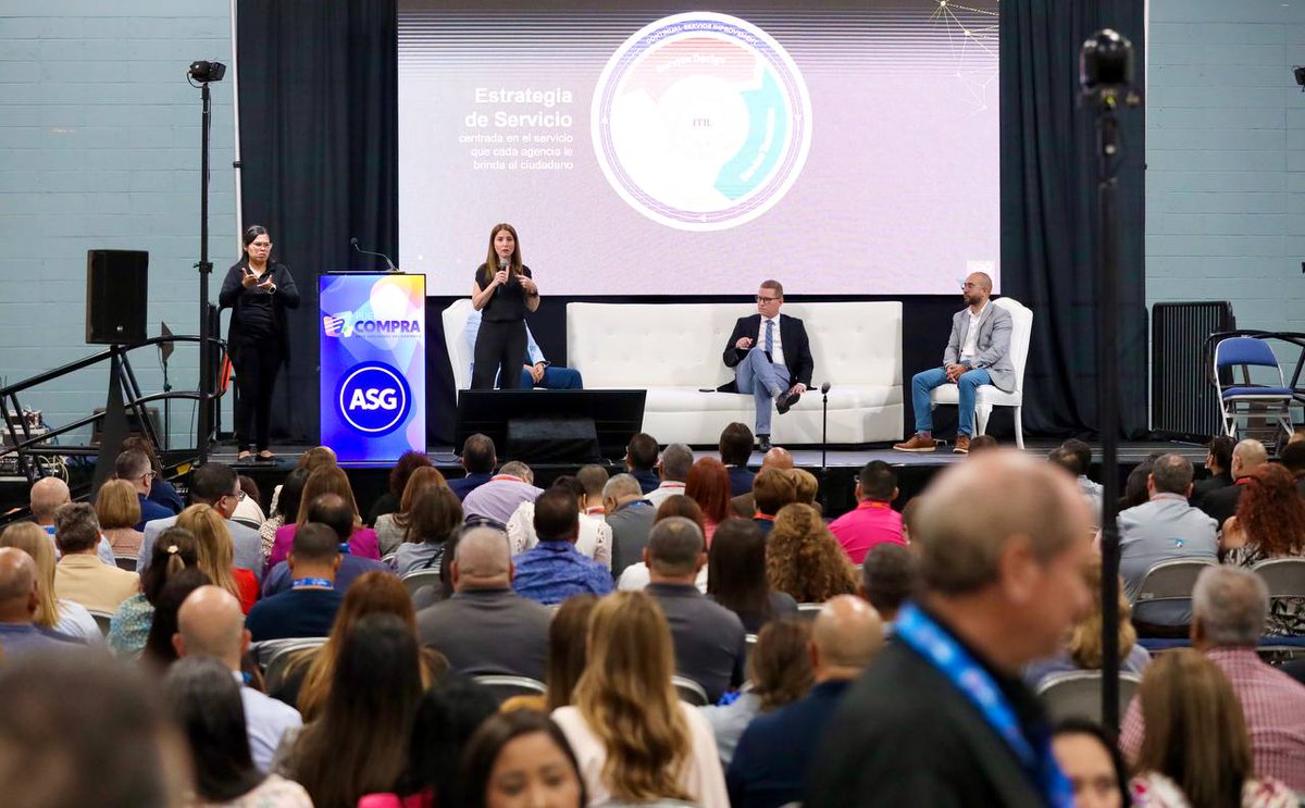 prdirprits's tweet photo. Participé en la convención #PRCompra de @ASGPUERTORICO para hablar sobre los adelantos en la #TransformaciónDigital y los esfuerzos de ciberseguridad liderados por @pritsgov en el Gobierno de Puerto Rico. #GobiernoDigital https://t.co/AD3gTM9Cmm