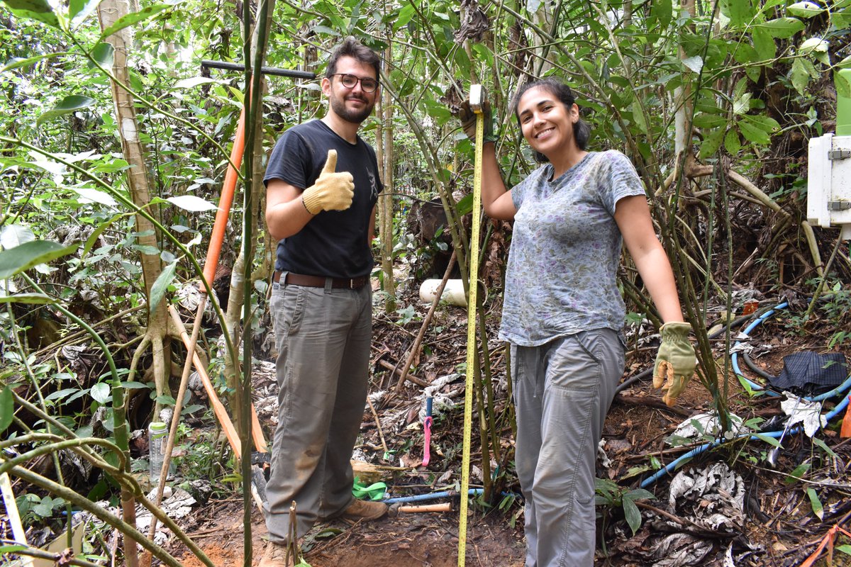 Are we there yet? 🤣

Last week we were tasked with digging three 1.6m deep holes in the TRACE site. These cavities will be the homes of 3 soil percolation flux meters. This is in collaboration with Dr. Adam Collins &amp; Dr. Kurt Solander from Los Alamos National Laboratory. 🌱👨‍🔬