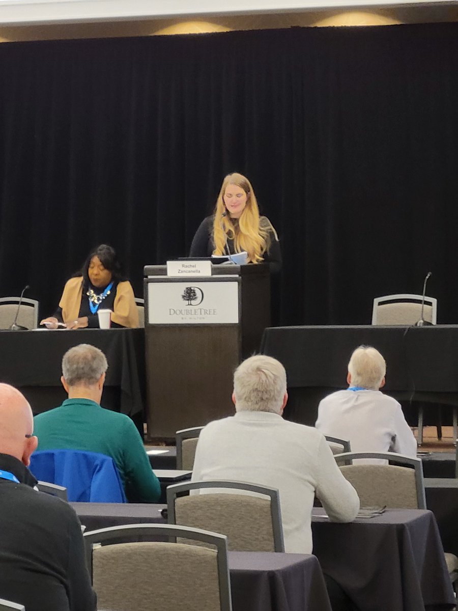 Arkansas River Basin Division Engineer, Rachel Zancanella gives the keynote talk to a packed house at the Arkansas River Basin Water Forum Wednesday.
