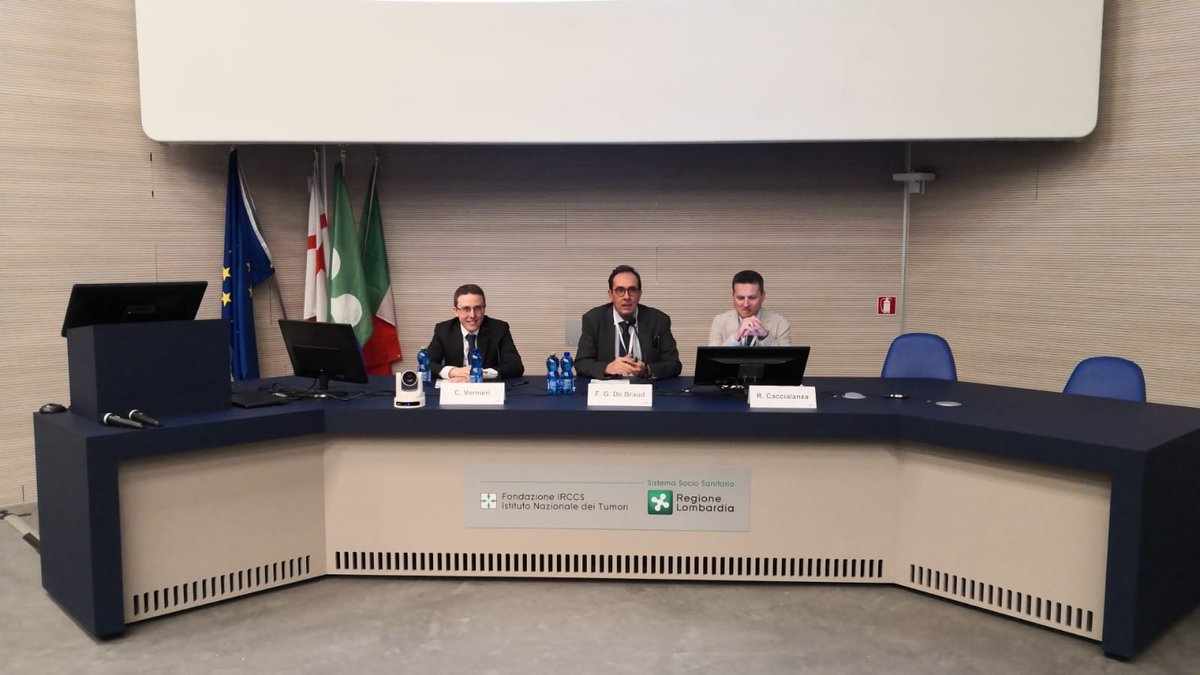 Ecco le prime immagini dalla conferenza 1st Milan “Me(e)t immune” Conference How Metabolism Meets the Immune System in Human Malignancies coordinato dal Prof. Filippo de Braud.
@IstTumori 

#cancermetabolism #clinicalresearch #immunology #immunologia #tumori #oncologia #oncology