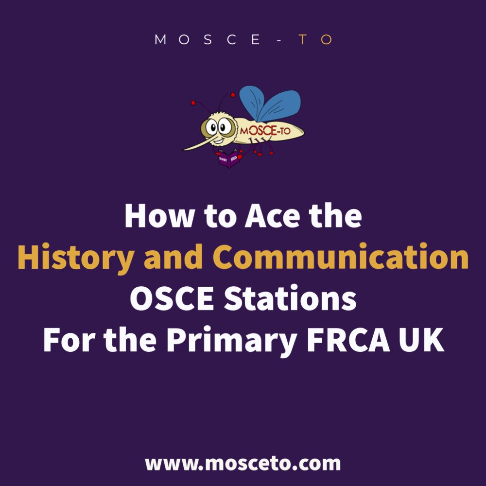 MOSCE-TO Anaesthetics Primary FRCA tweet media