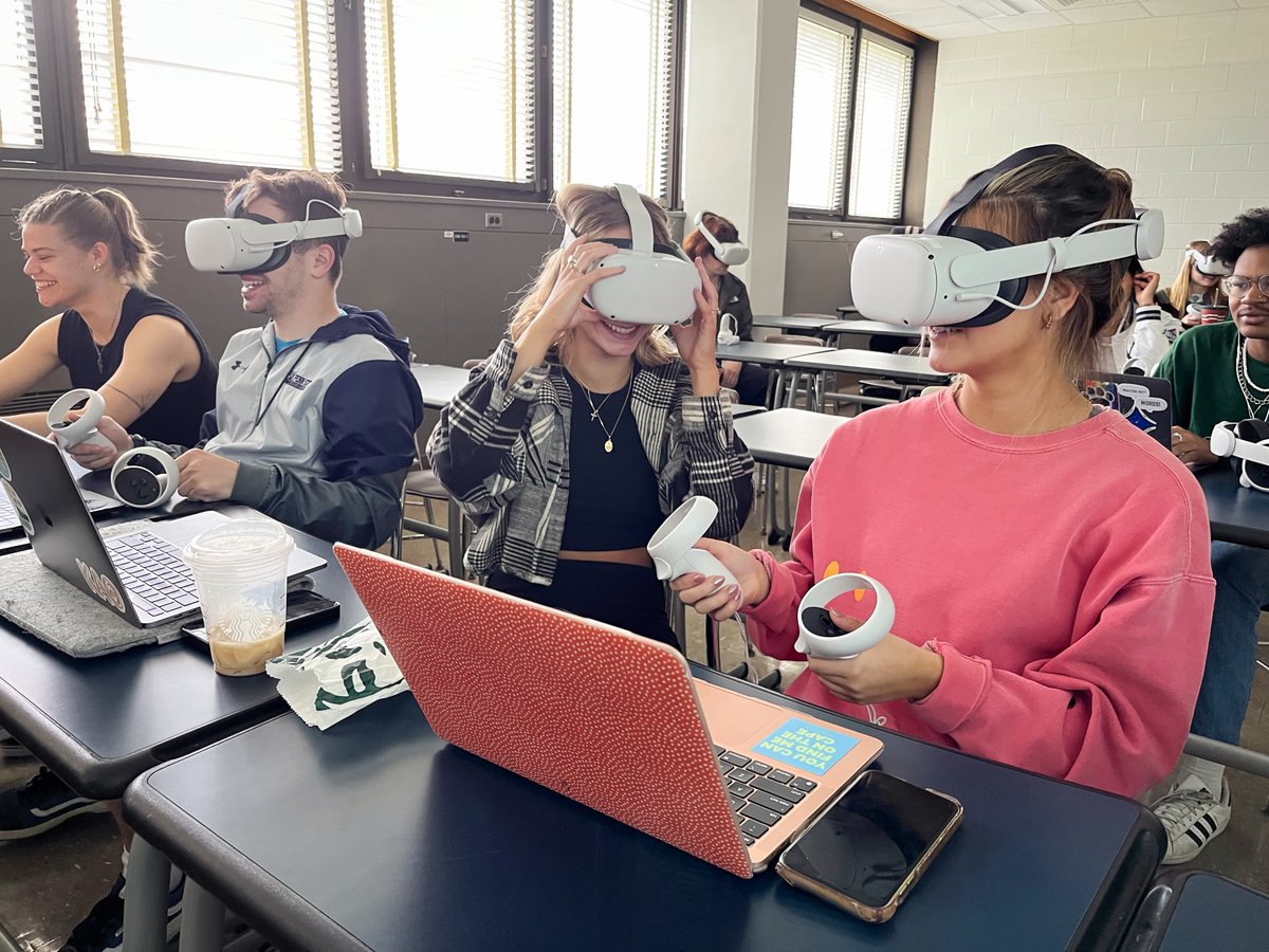 Students in Jenn Baka’s Political Ecology class created immersive virtual field trips for their final project this semester and demonstrated them today.

#PennStateDoG
