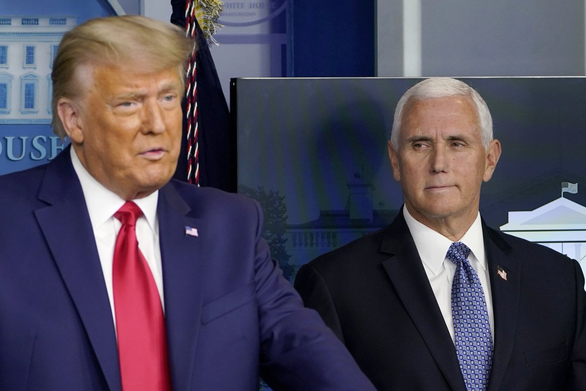 OccupyDemocrats's tweet image. BREAKING: Donald Trump is slammed with horrible news as a federal judge rules against his desperate emergency attempt to block his estranged former Vice President Mike Pence from testifying about their conversations as part of the investigation into Trump's likely illegal actions…