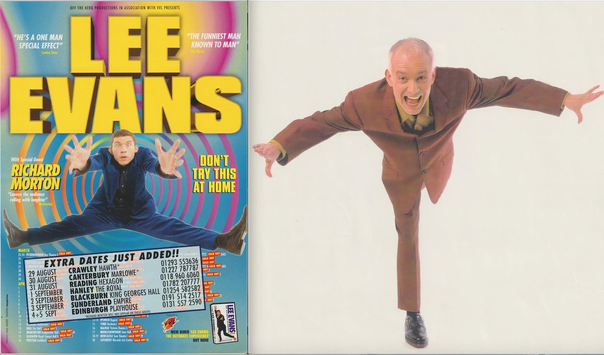 RichMortonSound's tweet photo. #TBT, 25 yrs ago - Come Fly With Me! In late April ’98 I was on a 75 date UK tour + the fab #LeeEvans, due to end in June, but due to public demand lasting 'til the Autumn. The Upshot for me? Ticket sales for my #Edinburgh show @ #TheAssemblyRooms in August just flew out! #Comedy https://t.co/VbvY0go2Bk