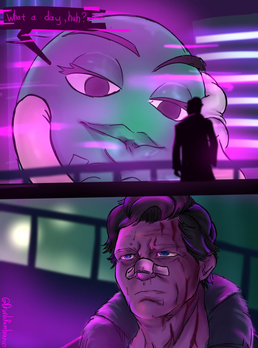 woke up to Tucker Carlson getting fired and something deeply spiritual within me made me draw this