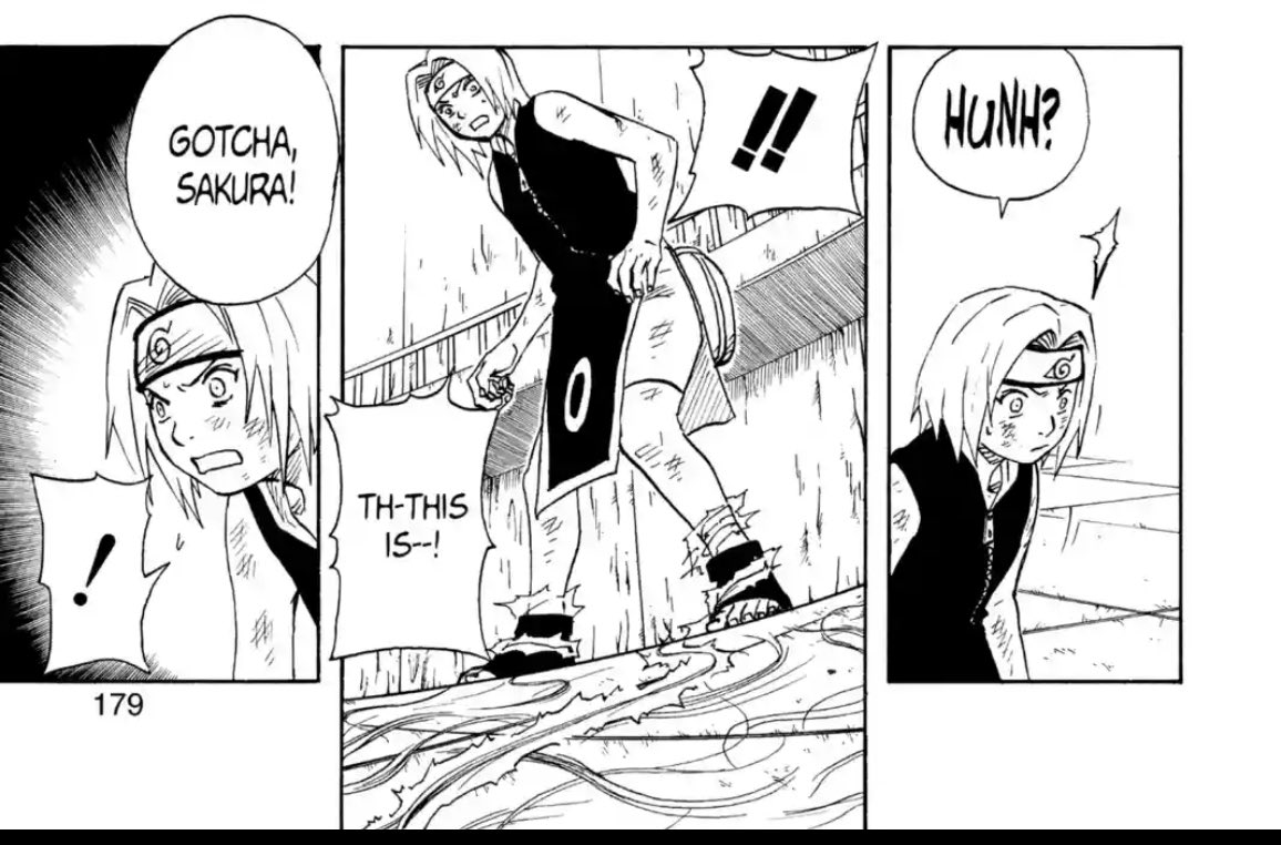 oh man I totally forgot about this part…She literally made her own adaption of Shikamaru's technique…amazing 
