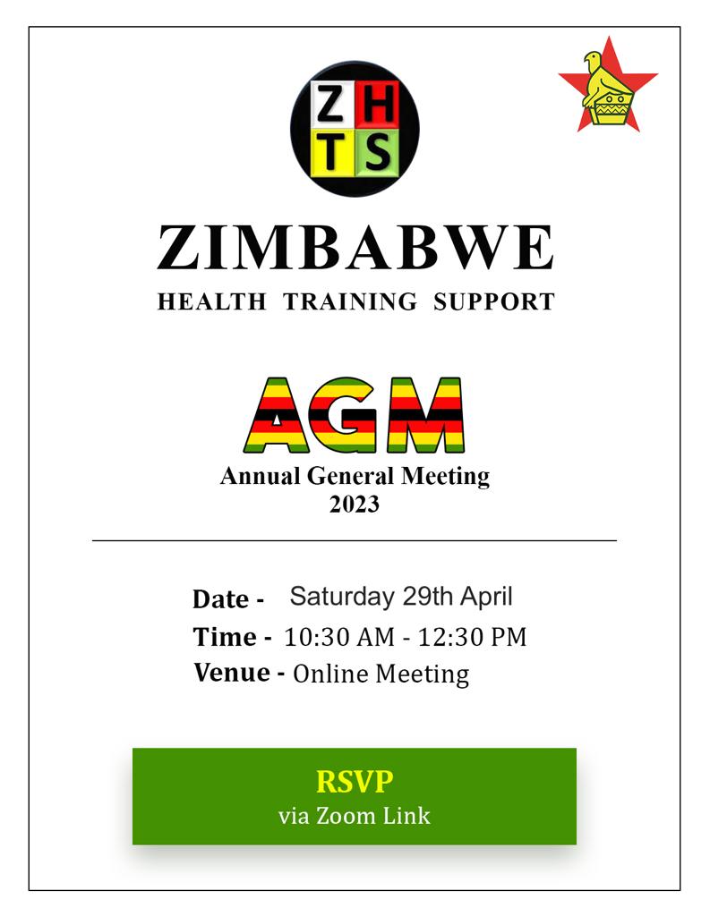 Our AGM is on Saturday 29 April 2023 at 10:30am. If you are able to attend please do email us on: zhtsmembership@gmail.com
