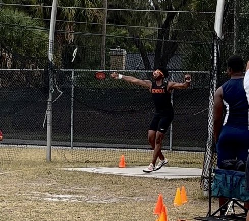 Hit a new personal record of,
45.02 meters/ 147'8" feet in the discus throw last night at my district meet.
Results in my bio.