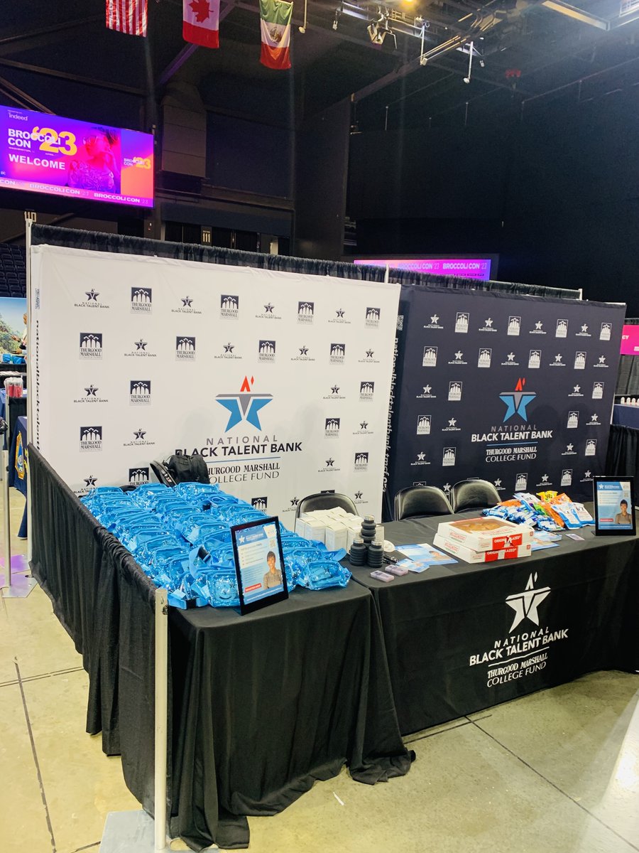 NBTB_TMCF's tweet image. We had a great time @BroccoliCity's #BroccoliCon! We enjoyed connecting with the community about career opportunities. We shared insights about how #NBTB is working to help close the racial wealth gap and reduce barriers from the paper ceiling. Visit nationalblacktalentbank.tmcf.org.