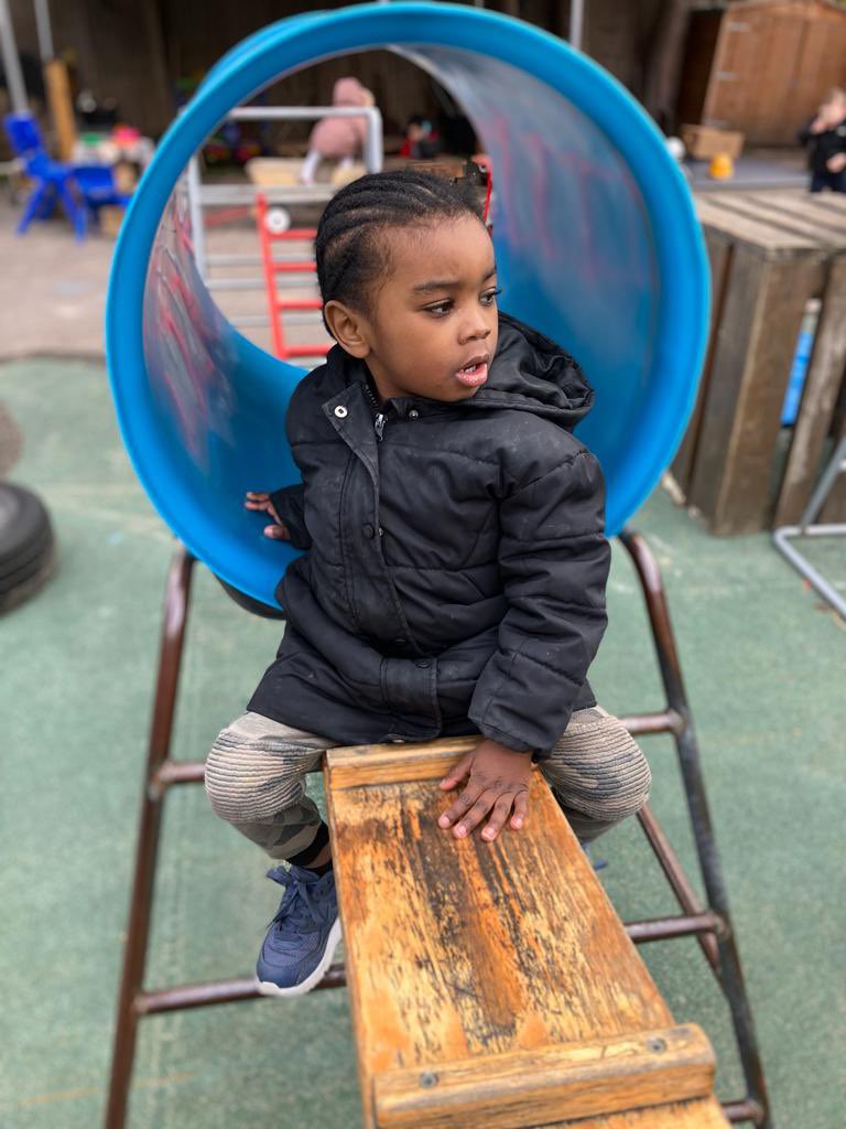 There are a lot of fantastic learning opportunities in our nursery garden! 🍃 🍂

Climbing, sliding, ball rolling, sharing stories, mark-making with chalks on the floor and checking on the progress of our spring bulbs 🌷