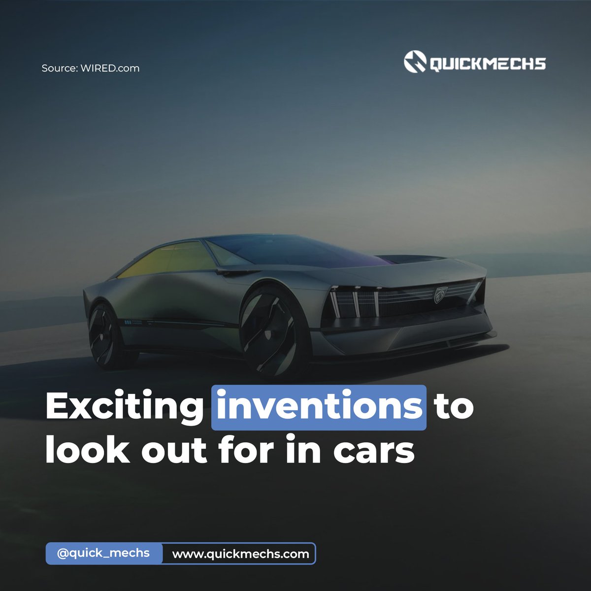 quick_mechs's tweet photo. What other exciting inventions do you look out for in cars? #QuickMechs #auto #car #atlanta #usa #automotive #autorepair #DraftDay #thursdaymorning #GlazersOut https://t.co/dyyznGPpQE