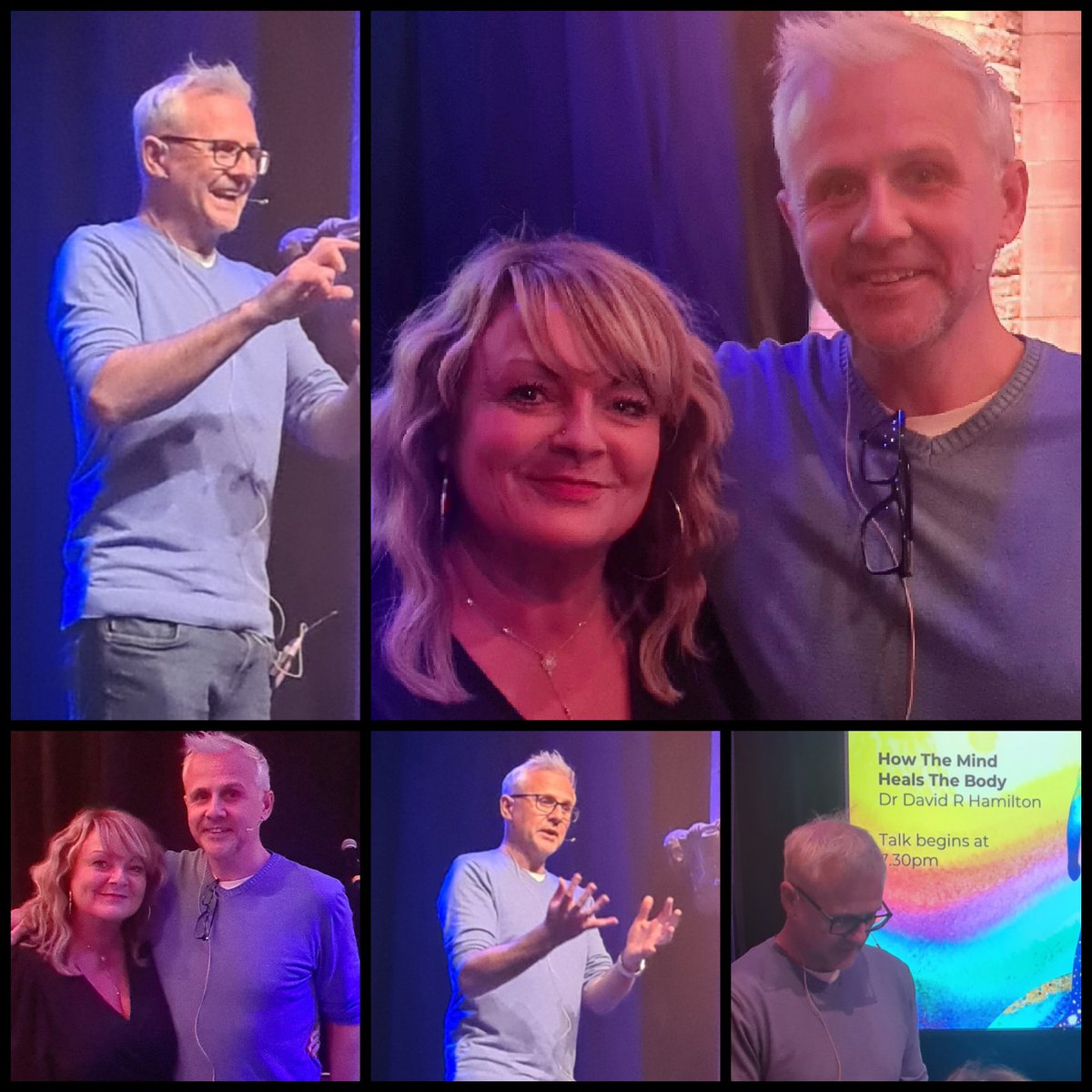 SuzieYMA's tweet photo. Can't believe I actually managed to talk briefly to the knowledgeable, kind, wise, passionate & influential human being that is @DrDRHamilton And, he was kind enough to let me get a photo with him πππ #YouMatterAlways #gratitude #thepowerofkindness #mindandbodyconnection https://t.co/qeB6U7bCyp