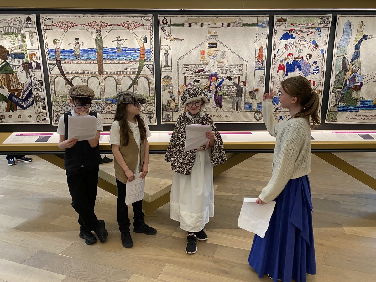 The Great Tapestry of Scotland (@greattapestrysc) on Twitter photo We are excited to see our
Tour Guides from <a href="/stpetersgala/">St Peter's PS</a> in tomorrow morning for their first live performance! Over the last few months, the P6 pupils
have applied and been interviewed for their roles,
written scripts, and created a tour! We are excited to see our
Tour Guides from <a href="/stpetersgala/">St Peter's PS</a> in tomorrow morning for their first live performance! Over the last few months, the P6 pupils
have applied and been interviewed for their roles,
written scripts, and created a tour!