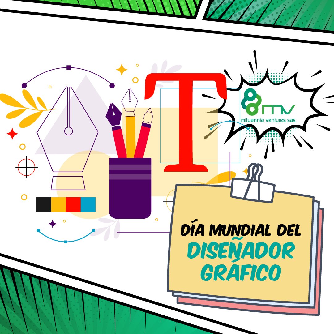 #TecnoFechas | Hoy rendimos homenaje a los #DiseñadoresGráficos, particularmente a nuestro #EquipoDeDiseño 👨‍🎨 ¡Gracias por darle vida a nuestras ideas!🎉