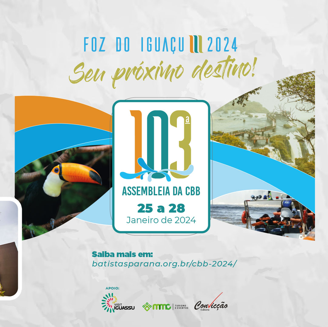 batistasdacbb's tweet photo. Esperamos vocês, Batistas brasileiros!
Mais informações em https://t.co/YKdNijZq0N
#CBB #CBP #103Assembleia #CBB24 https://t.co/yO4gaY6ATR