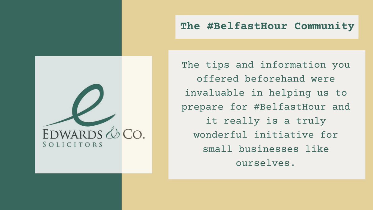BelfastHourNI's tweet photo. Thanks for joining in this evening! Remember to use #BelfastHour with your news and offers during the week! Thanks for the giveaway @mcpfirstaid and hosts @edwardsandco_ #MCPFirstAidTraining https://t.co/2cmCDD4kcR