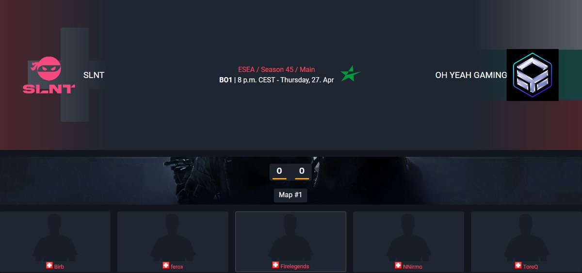 📹Today swiss watch party w/<a href="/RealChrigi/">Chrigi</a> 📹

🇨🇭 <a href="/SLNTGG/">SLNT</a>  in ESEA Main at 20:00 CET 
🔥 Live on Twitch: twitch.tv/davencsgo