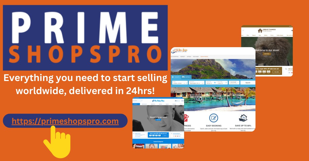 PrimeShopsPro's tweet photo. Ready to launch your own #onlinestore, but don't know where to start? Our pre-made #dropshipping #customniche store is the perfect solution! Customize your inventory to create a unique shopping experience for your customers.#entrepreneur #businessowner https://t.co/5cBBCOrN37 https://t.co/Vgs2xavqLa