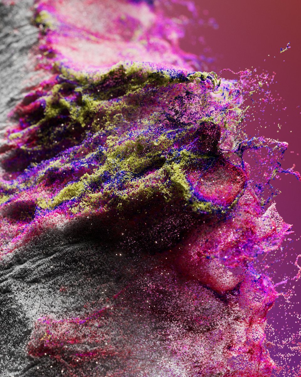lrmworld's tweet photo. Wavy stardust explorations in @sidefx #Houdini https://t.co/ZpGQA3qvOo