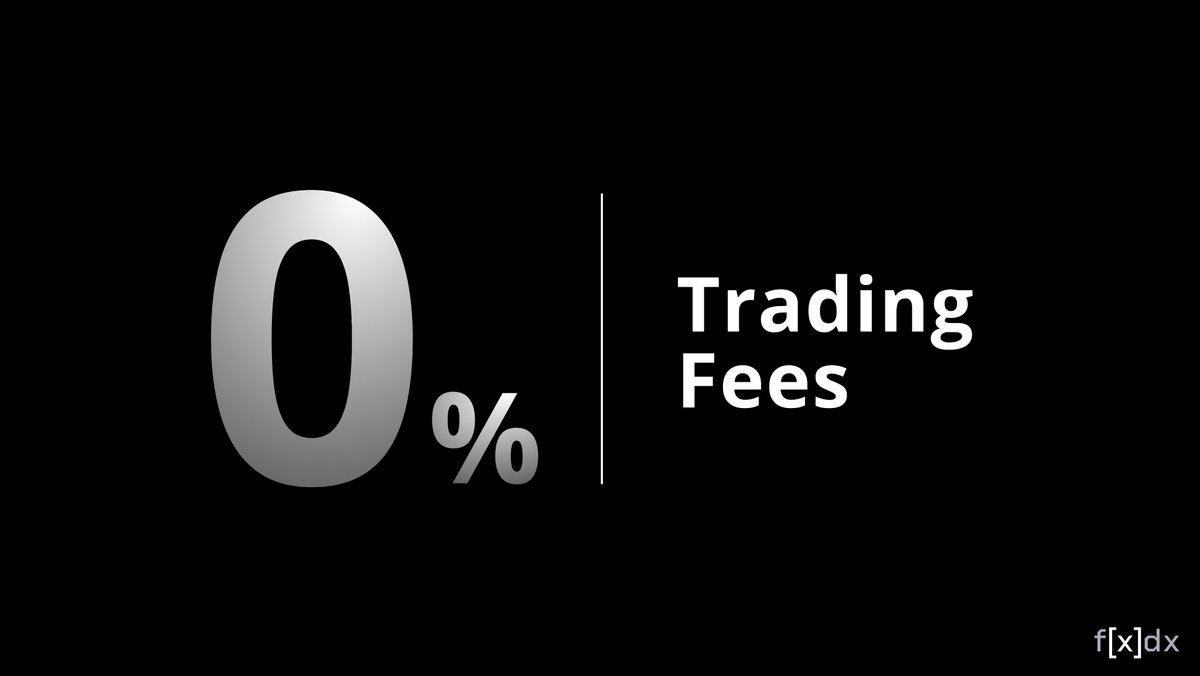 fxdxdex's tweet image. As we move towards mainnet launch, we would like to share some alpha with our community.

Introducing our Zero Trading Fees Model.

🧵A Thread 🧵(1/n)