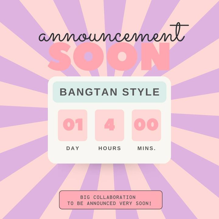 ARMYofCebu's tweet photo. Cebu ARMYs, are you all ready to celebrate with us in Bangtan style? 
.
Mark your calendars or turn your alarms on as we will announce the final details, tomorrow, April 28, 2023, Friday, 7PM! 
.
Stay tuned so you won't miss it!💜
.
#ARMY #CebuanoARMYs #ARMYofCebu #Bangtan https://t.co/cmtu74Bfs6