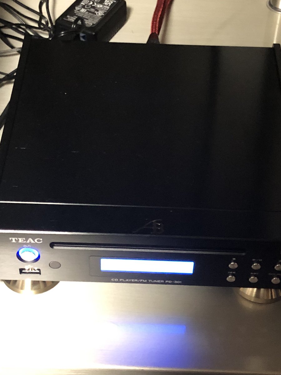 G5000G's tweet photo. AIRBOWのCDプレイヤー、PD301X Specialを導入しました https://t.co/GrlKZPn0ZL