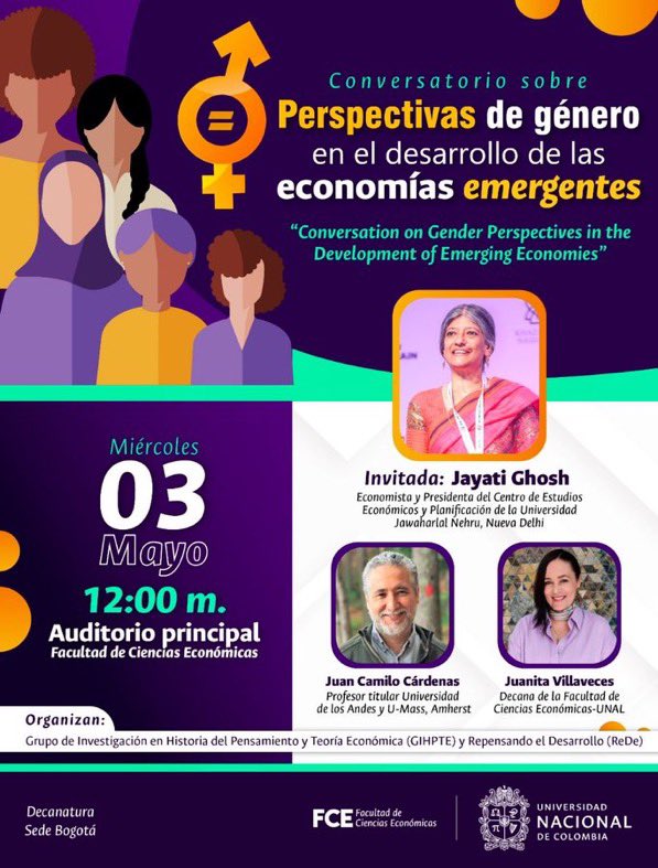 gihpte's tweet photo. No se pierdan este gran conversatorio el próximo miércoles 3 de mayo en el auditorio principal de la @fceunal a las 12pm. https://t.co/FiqH7Lrna9
