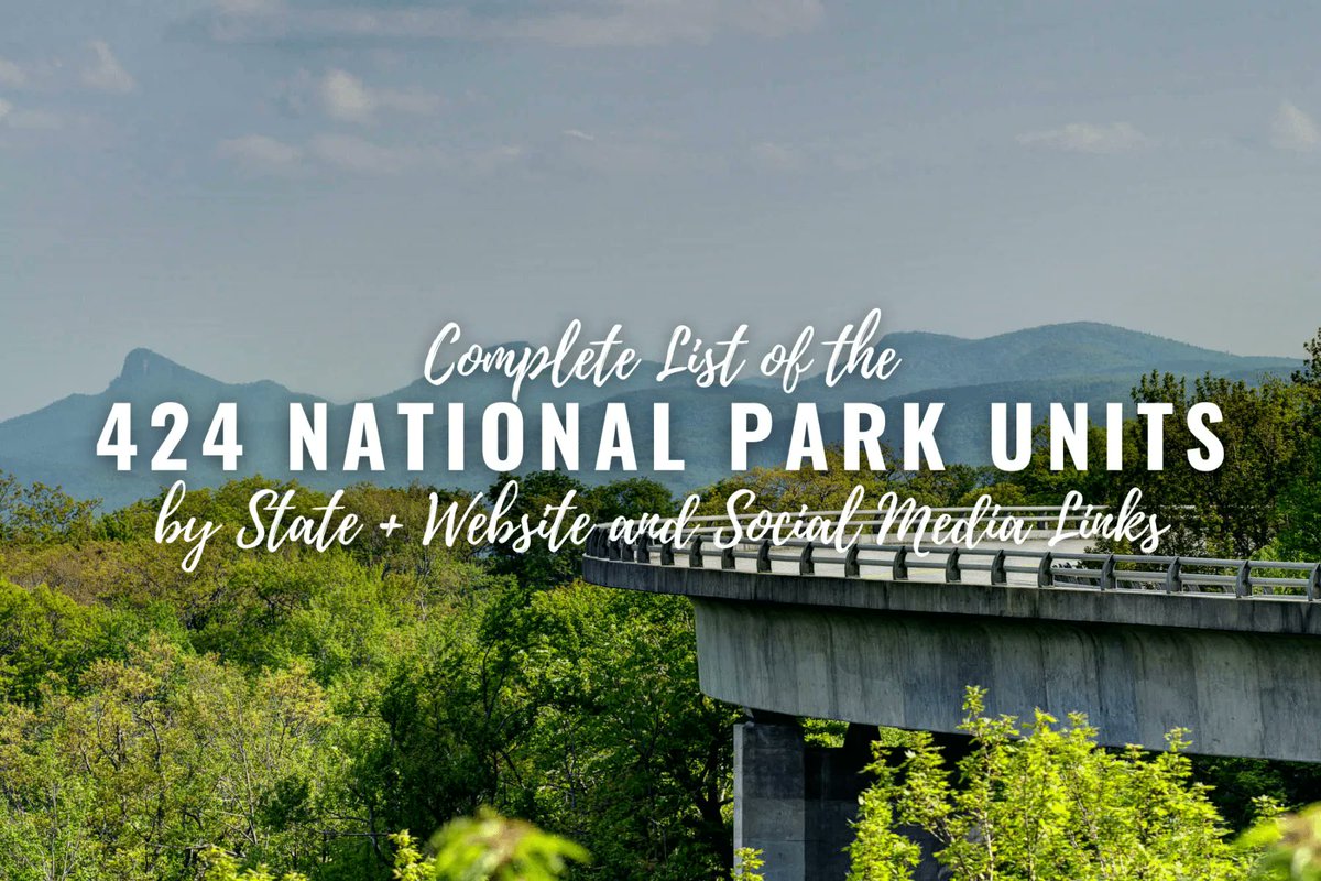 This is more than just a list of all 424 national park units. And it’s more than a list sorted by state. It’s a list of all units, sorted by state, with links to websites & social media. @NatlParkService #FindYourPark #NationalParkWeek See the list at roadtripsandcoffee.com/list-of-nation…