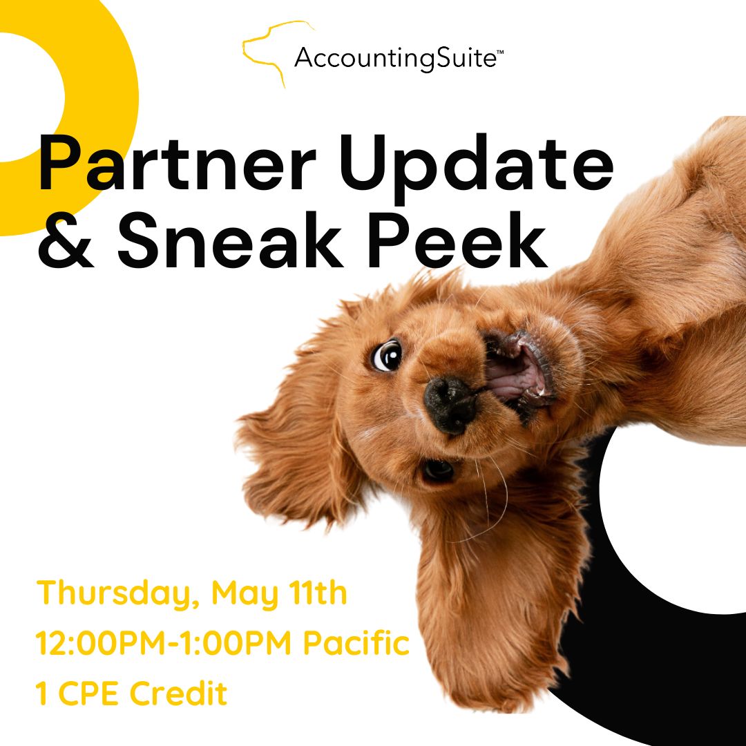 Mark your calendars, it's already time for our next Partner Update &amp; Sneak Peek! This one is extra special, with an opportunity for Accounting Partners to sign up for our new embedded Cloud Payroll Early Release: attendee.gotowebinar.com/register/72482…