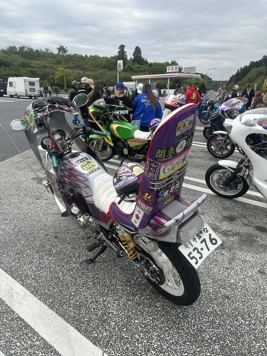 Cecile_KATANA's tweet photo. 日曜はPRIDE館山ツーリング！
２連チャンはきつい😖
お疲れ様でした

#旧車 #旧車會 #族車 #暴走族 #世死流 #cecile #生涯現役 #ファミリー #大和魂 #押忍の精神 #CBX #GS #バブ #ザリ #ゴキ #ツーリング #ナイツー #集会 #バイク乗り
#バイク好き #千葉 #館山 #白浜 #野島崎灯台 https://t.co/lylKGyvkkG