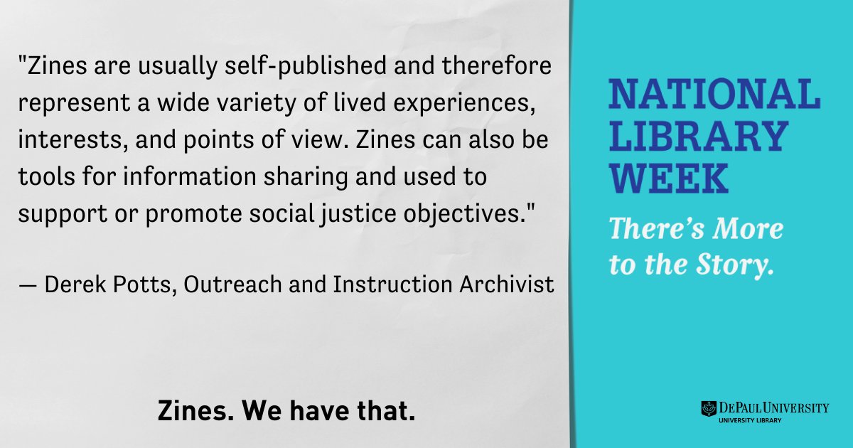 DePaul University Library tweet media