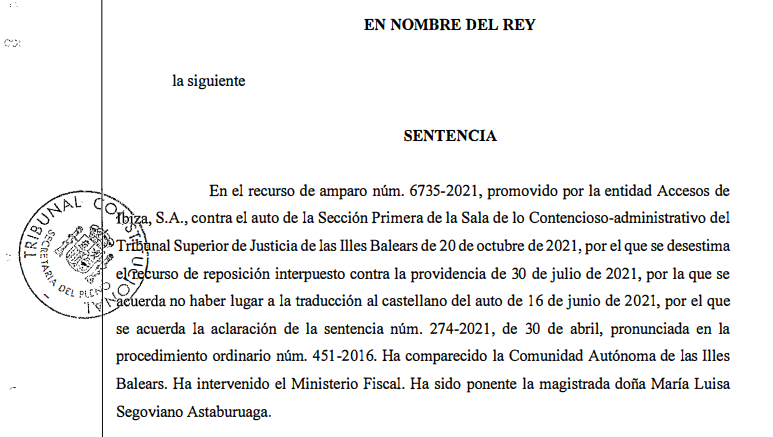 TConstitucionE's tweet photo. Sentencia y voto particular | El Tribunal Constitucional deniega un amparo contra una decisión judicial redactada en catalán al considerar que en el caso concreto el uso de esa lengua no ha generado indefensión https://t.co/llhGmBvZDz https://t.co/qlcDtcfPOM