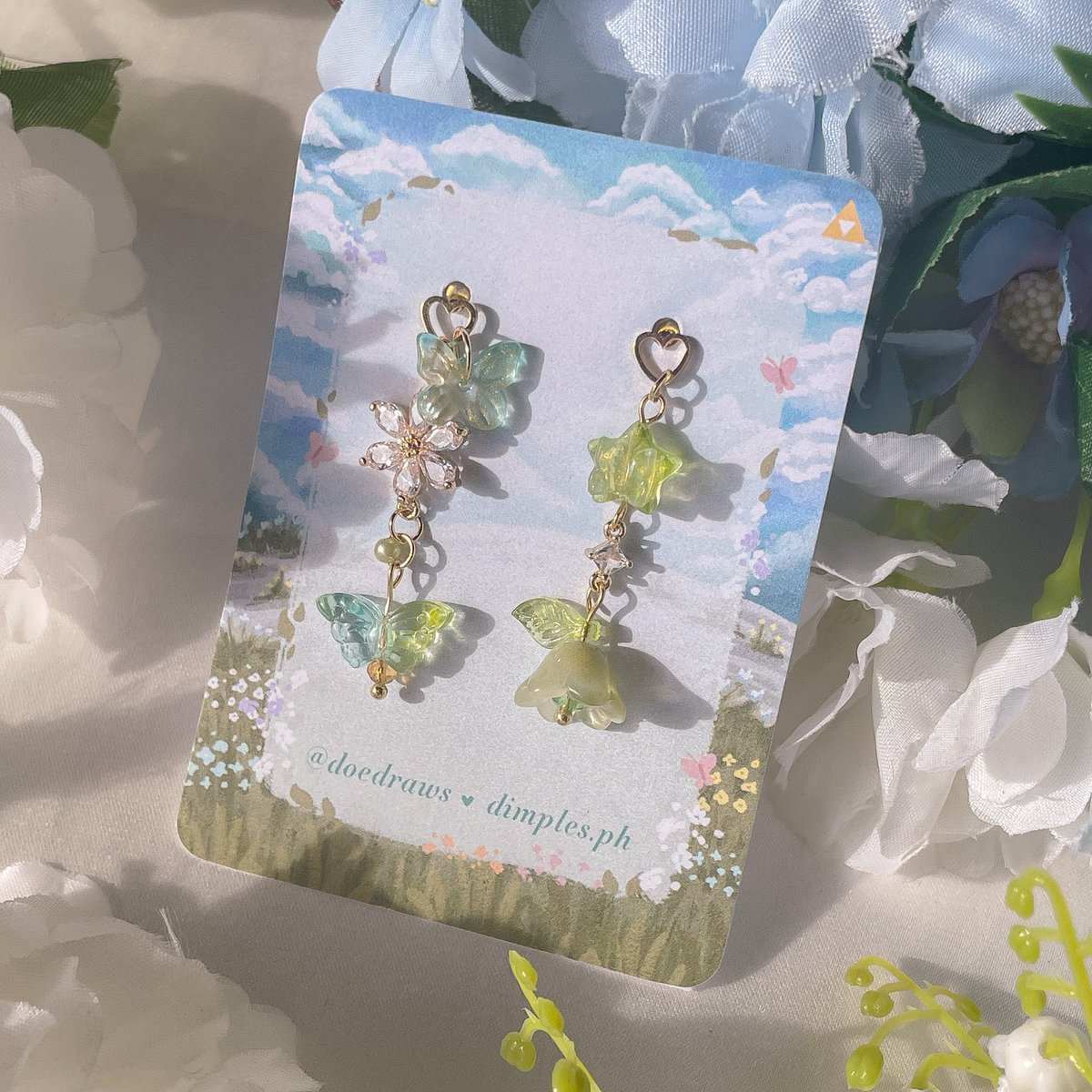loafsie's tweet photo. ʚ 🌿 ɞ ⋯  ❛ the hyrule collection ❜ ⚔️🌲✨

⋯ ft. brand new LIMITED EDITION necklace and earring designs inspired by the legend of zelda breath of the wild and tears of the kingdom ♡

𓏲 avail for intl/local pre orders this may 05, 2023  *ੈ✩‧₊˚ https://t.co/Xfw2w4LyKG